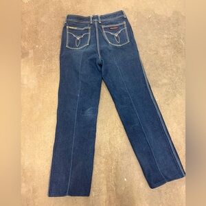 True vintage Gino Bellini straight leg high‎ waisted amazing pockets Blue Jeans